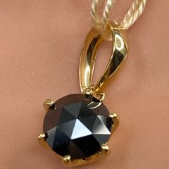 k18YG AU750 18金 天然ブラックダイヤモンド 0.7ct k18YG AU750 18金 天然ブラックダイヤモンド 0.7ct