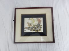 桂月 刻 彫金 彫刻 花 絵画 額装 インテリア - メルカリ