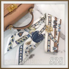【SALE】リボンスカーフ　バッグスカーフ　バッグチャーム838＃