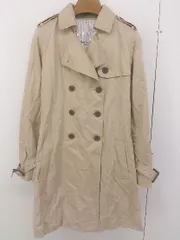 ◇ ◎ mysty woman ミスティウーマン 長袖 トレンチ コート サイズM ベージュ レディース  【中古】 【1206140007933】のサムネイル