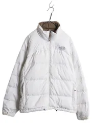 【お得なクーポン配布中!】 ノースフェイス ヌプシ ダウン ジャケット レディース XL / The North face NUPTSE アウトドア ナイロン 700フィル ハイネック ブルゾン 白