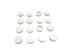 レゴ★未使用！白色の丸い１×１タイル１６点セット