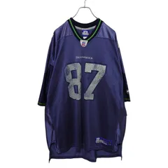 【古着】Ravens NFL ゲームシャツ　オーバーサイズ　XL リーボック NFL レイブンズ アメフトゲームシャツ ビッグサイズ