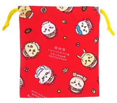 【中古】バッグ 集合 ほどよいサイズの巾着 「ちいかわ なんか小さくてかわいいやつ ちいかわレストラン」