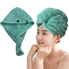 【人気商品】極厚 ドライキャップ 速乾 超吸水 軽量 ふわふわ 肌触り 超柔らかい ヘアケア 髪タオル 髪干し ふわもこ 長い髪専用 ヘアターバン シャワーキャップ ヘアドライタオル お風呂上がり 洗顔 バス用品 大人 子供用 旅行 出張 温泉 プール ジム