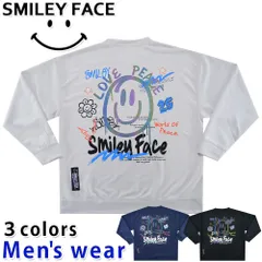 スマイル ニコちゃん トレーナー メンズ ワイド ホログラム プリント グッズ 12519501