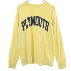 INDEPENDENT インデペンデント 長袖 スウェット M イエロー メンズ 古着