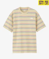 【ムラスポ公式】新品未使用 THE NORTH FACE ザ・ノース・フェイス メンズ Tシャツ 半袖 ショートスリーブマルチボーダーティー UVカット NT32455 GT 正規品
