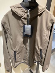 [50サイズ]HERNO Zip-Out Plaster Bomber Jacket in Military Green　メンズ　ジャケット　緑　グリーン