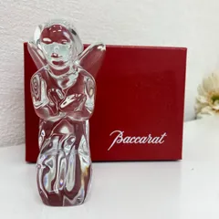C Baccarat バカラ 天使 エンジェル オーナメント BOGGIO バカラ フィギュリン ○ アンジェロ ハート 置物 エンジェル