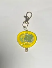 うちわ型キーホルダー