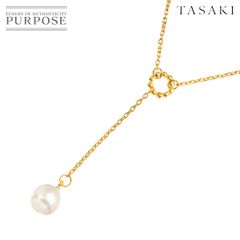タサキ TASAKI 淡水真珠 6.3mm ネックレス 44cm K18 YG イエローゴールド 750 パール 田崎真珠 Necklace 90290524