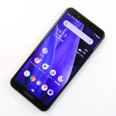 【中古】 AQUOS sense3 SHV45 ブラック au SIMロック解除済