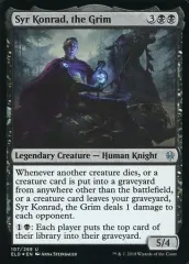 【中古】マジックザギャザリング [UC]：【FOIL】Syr Konrad， the Grim/厳格な者、コンラッド卿