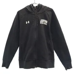 アンダーアーマー ワンポイントプリント ジップパーカー MD ブラック UNDER ARMOUR メンズ 【中古】  【230202】 【PD】
