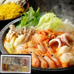 
北海道 海鮮キムチ鍋 Eセット (白菜キムチ400g、各種具材)
