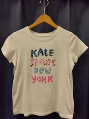 M29 kate spade　ケイト・スペード　キッズ　160cm  プリントTシャツ　ロゴ花柄　キュート