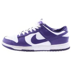 NIKE (ナイキ) DUNK LOW RETRO COURT PURPLE ダンク レトロ コートパープル ローカットスニーカー シューズ ホワイト/パープル US10.5/28.5cm DD1391-104