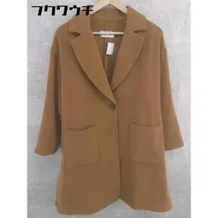 ■ GLOBAL WORK グローバルワーク  長袖 チェスター コート サイズF ブラウン レディース ▽  【中古】 【1002802099991】のサムネイル