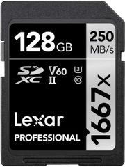 レキサー Lexar Professional 1667x SDXC UHS-IIカード 128GB LSD128CBJP1667のサムネイル