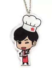 【中古】キーホルダー・マスコット(男性) 吉野裕行 アクリルボールチェーン(ピンク) 「Kiramune Cafe in PARCO」