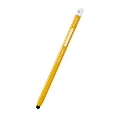 【人気商品】(スマホ・タブレット用) 超感度タイプ イエロー 細軸 三角 鉛筆型 P-TPEN02SYL タッチペン エレコム