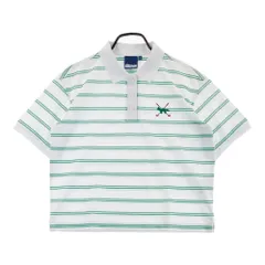 メゾンキツネ Maison Kitsune ポロシャツ y2k 古着　ゴルフS メゾンキツネ Maison Kitsune ポロシャツ y2k 古着 ゴルフS