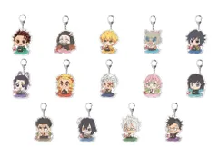 鬼滅の刃(Demon Slayer: Kimetsu no Yaiba)　ぷちざぶアクリルキーホルダー　5種(不死川玄弥, 不死川実弥, 悲鳴嶼行冥, 宇髄天元, 時透無一郎)