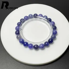 【限定一点】 絶賛 EU製 ★ROBEAN・タンザナイト★パワーストーン ブレスレット 天然石 原石 お守り プレゼント2  ギフト 8.5-9mm M0519265