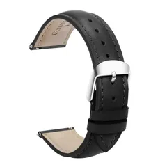 TStrap レザー時計ベルト20mm 18mm 19mm 22mm 本革腕時計バンド スマートウォッチベルト交換 メンズ 時計ばんど 時計べると バックルとスライド式バネ棒付き