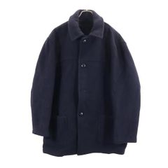 ブルックスブラザーズ 80s イギリス製 ヴィンテージ メルトンウール ステンカラーコート M ネイビー Brooks Brothers メンズ 古着 【231123】