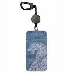  パスケース 定期入れ レディース 定期ケース 大人女子 かわいい子供用 高校生 学生 男性用 伸びる リール カード入れ デニム調 トラ タイガー メンズ