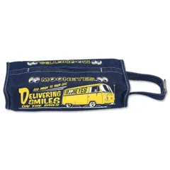 新品 🇺🇸 MOONEYES BUS デニム ティッシュカバー アメリカン雑貨 ティッシュケース ムーンアイズ 布製 生活雑貨 インテリア雑貨 リビング 車 アメ車 ハイエース ワーゲンバス