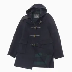 ◇gloverall ダッフルコート  メルトンウール ブラック キッズ サイズ9 男の子 女の子 グローバーオール イングランド製