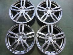 送料込み！　Humanline　ヒューマンライン　HS-03　16インチ　6.5J　114.3　5H　+53　アルミホイール4枚セット