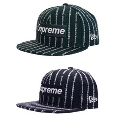 帽子 Aime Leon Dore striped poplin script cap Script Aimé Hat | Parallel