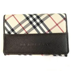 ⭐超美品⭐ＢＵＲＢＥＲＲＹ　ノバチェック　名刺入れ　カードケース