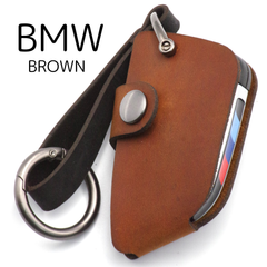 [NONINA] BMW キーケース（茶用ページ） スマートキーケース オイルレザー 本革 for BMW 1 2 3 5 6 7 8 シリーズ X1 X2 X3 X4 X5 X6 X7 Z4 BMW　 スマートキー