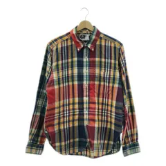 Mサイズ！ENGINEERED GARMENTS チェックロングシャツジャケット EXPLORER SHIRT JACKET – POLY WOOL GLEN PLAID Grey