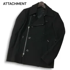 ATTACHMENT 黒 ウール ピーコート メンズ　コート　アウター　ブラック 2025年最新】ATTACHMENT メンズ ピーコート・ウールコートの人気