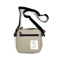 リラックマ スクエアショルダー RE-PET ベージュ Drawing ポーチ 小物入れ 化粧品入れ