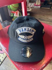 バンソン VANSON NVCP-2402 ツイル ベースボールキャップ 帽子 野球帽 フライングスター メンズ バイカー バイク
