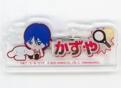 【中古】バッジ・ビンズ 徳川カズヤ/シナモロール 「新テニスの王子様×サンリオキャラクターズ おなまえプレートバッジ 02/高校生デザイン(描き下ろしイラスト)」