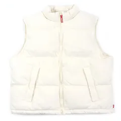 未使用品▼Supreme NIKE シュプリーム ナイキ 24SS FQ0323-120 Denim Puffer Vest バックロゴ 中綿入り WZIP ベスト アイボリー L 正規品 メンズのサムネイル