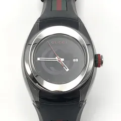 ⭐美品稼働品⭐GUCCI SYNC ブラック 腕時計 2025年最新】gucci syncの人気アイテム - メルカリ