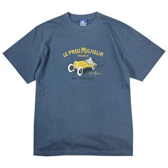 特価商品 [ミシュラン] Tシャツ Classic car (クラシックカー) ネイビー M