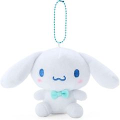 【新品】サンリオ マスコットホルダー シナモロール (ぬいぐるみキーホルダー)