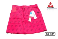 新品 ルコックスポルティフゴルフ LE COQ SPORTIF GOLF プリントスカート レディースゴルフウェア 11