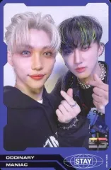 【中古】コレクションカード(男性) Stray Kids/Changbin(チャンビン)・Felix(フィリックス)/裏面青/CD「ODDINARY」初回限定封入特典トレーディングユニットフォトカード