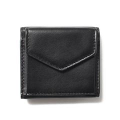 【新品未使用】メゾンマルジェラ Maison Margiela 財布 三つ折り レディース Wallet BLACK レザー ブラック
